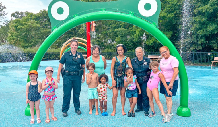 Boston Police Engage with Hyde Park Youths by Distributing Free Popsicles Amidst Heat Wave