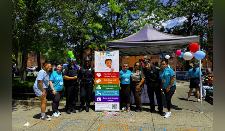 Boston Police Engage with Jamaica Plain Residents at Nurtury Health Fair to Strengthen Community Ties