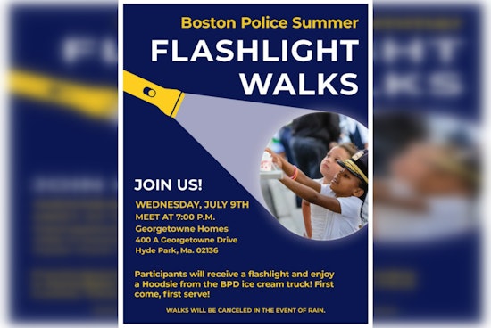 Boston Police Invite Hyde Park Residents for 'Flashlight Walk' to Strengthen Community Bonds