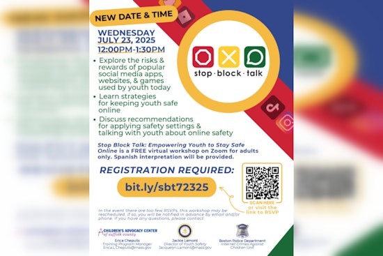 Boston Police Partner with Advocacy Center for Free Online Safety Workshop for Parents