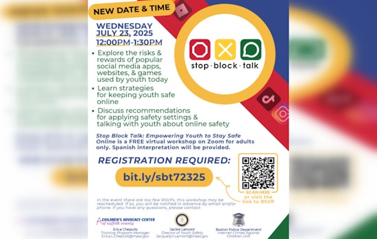 Boston Police Partner with Advocacy Center for Free Online Safety Workshop for Parents