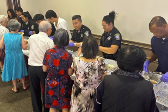 Boston Police Swap Patrol for Dance Floor to Delight Seniors at Florian Hall Event