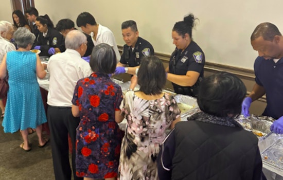 Boston Police Swap Patrol for Dance Floor to Delight Seniors at Florian Hall Event