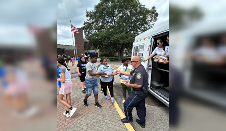 Boston Police Sweeten Community Relations with Ice Cream Truck at Ohrenberger School