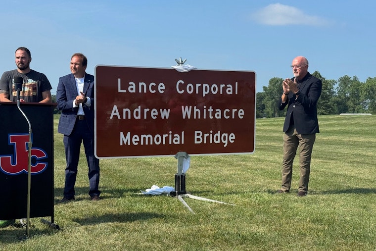 Bridge in Jay County Named in Honor of Fallen Local Hero Lance Cpl. Andrew Whitacre