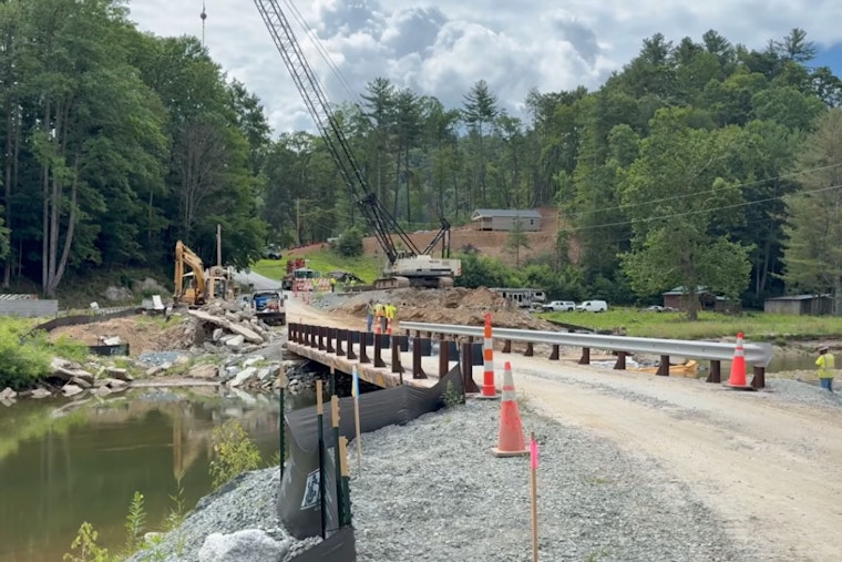 Bridge Reconstruction at Elk River Falls Underway as NCDOT Urges Caution for Avery County Visitors