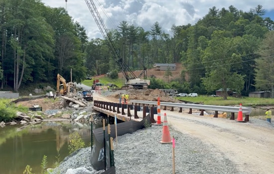 Bridge Reconstruction at Elk River Falls Underway as NCDOT Urges Caution for Avery County Visitors