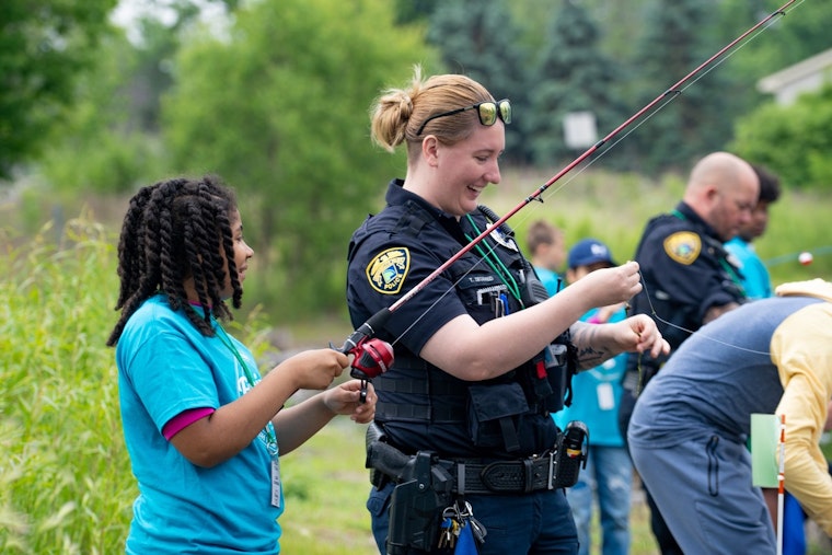 Brooklyn Park's Cops N Kids Fishing Event Reels in Community Spirit and Police-Youth Bonding