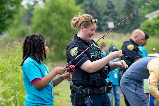 Brooklyn Park's Cops N Kids Fishing Event Reels in Community Spirit and Police-Youth Bonding