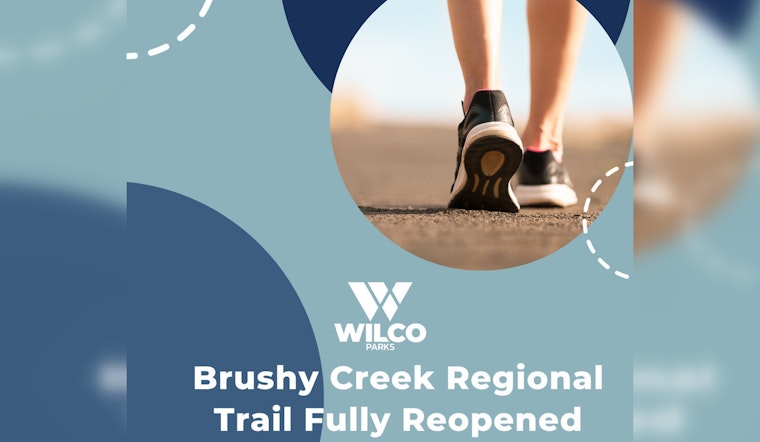 Brushy Creek Regional Trail Reopens in Cedar Park After Flooding, Welcoming Back Outdoor Enthusiasts