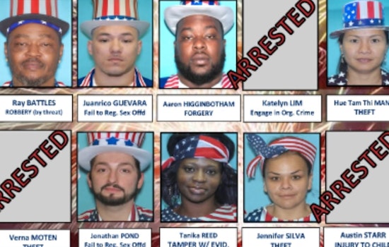 VIDEO: Burleson PD's "Bad Guy Bingo" Nets Multiple Arrests Amid Festive Social Media Engagement