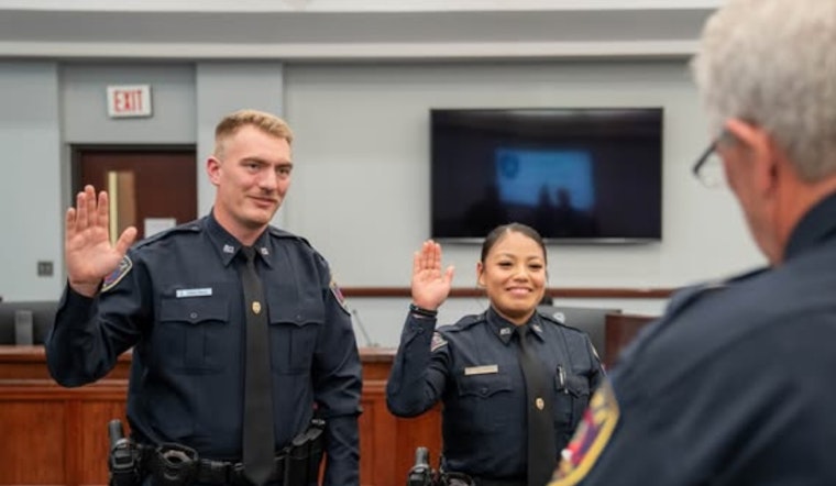 Burleson Police Department Welcomes New Officers from North Central Texas Council of Governments Academy
