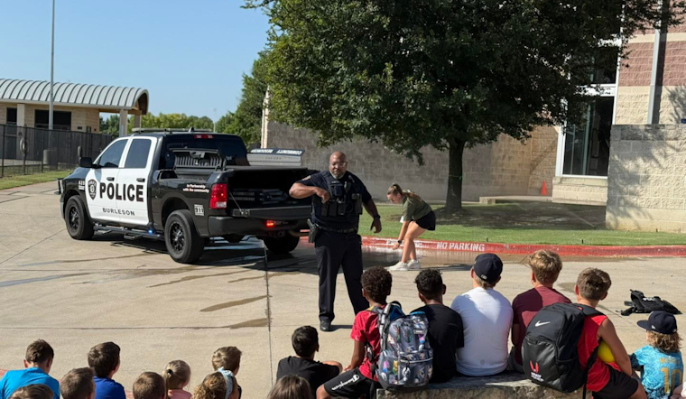 Burleson Police Engage with Youth at BRiCk Summer Camp, Fostering Community Relations