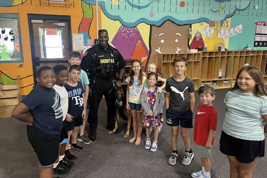 Butler County Sheriff's Office Brings Smiles to Middletown Children with K-9 Unit Visit