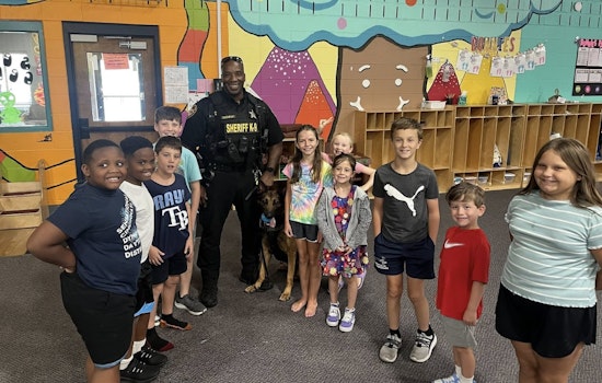 Butler County Sheriff's Office Brings Smiles to Middletown Children with K-9 Unit Visit