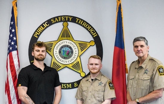 Cabarrus County Sheriff's Office Welcomes Trio of New Officers with Diverse Expertise