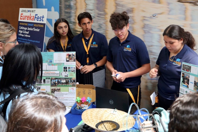 Calistoga High School Students Shine with Firefighter Cooling System Invention at MIT's Eurekafest