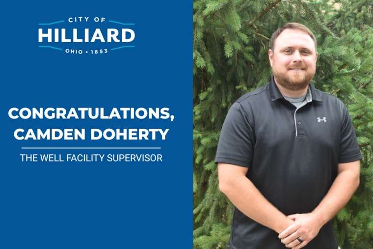 Camden Doherty Appointed as Facility Supervisor of Hilliard’s New Recreation Center, The Well