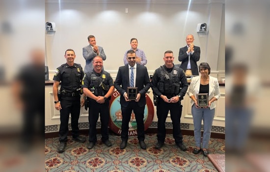 Carmel PD Honors Local Heroes and Officers for Life-Saving Efforts at Cherry Blossom Festival