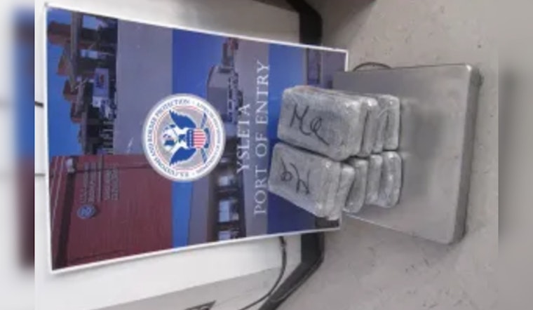 CBP Officers Intercept 42 Pounds of Cocaine at Ysleta Port, 21-Year-Old Female U.S. Citizen Arrested