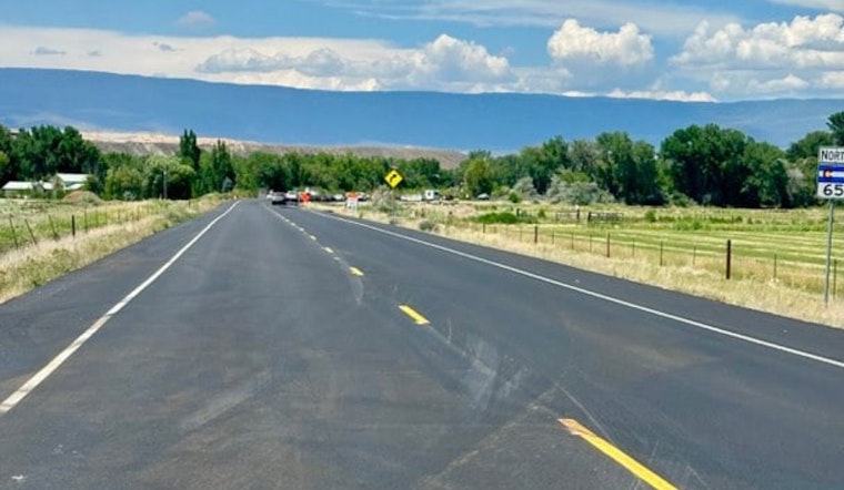 CDOT Completes Key Resurfacing Project on Colorado Highway 65 Near Orchard City