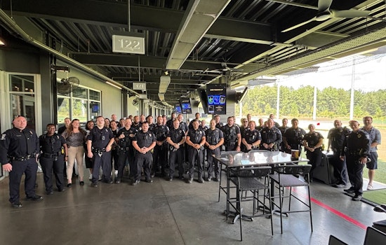 Charlotte-Mecklenburg Police Enhances Safety Strategy with Joint Roll Call at Local Top Golf