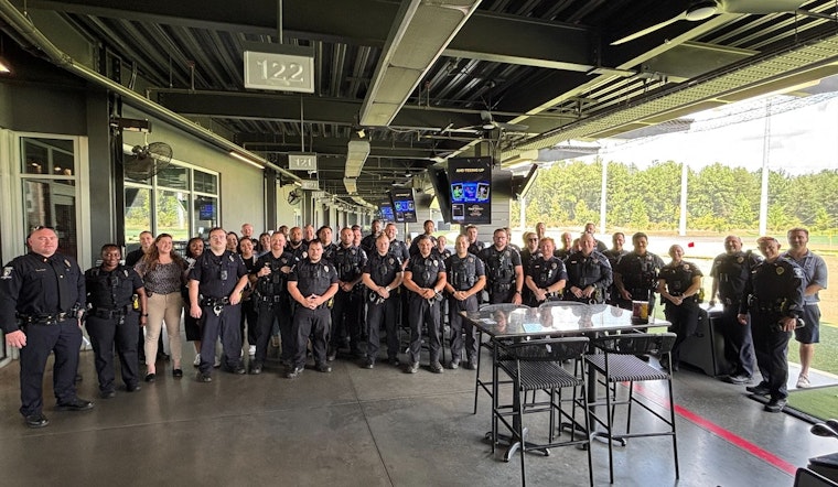 Charlotte-Mecklenburg Police Enhances Safety Strategy with Joint Roll Call at Local Top Golf