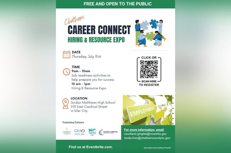 Chatham Career Connect Hiring & Resource Expo Set to Boost Job Opportunities in Siler City