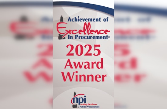 City of Buckeye Receives Prestigious 2025 AEP Award for Procurement Excellence