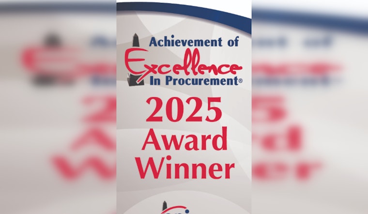 City of Buckeye Receives Prestigious 2025 AEP Award for Procurement Excellence
