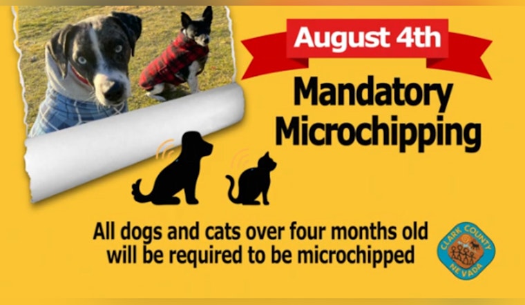 Clark County Implements Mandatory Microchipping for Pets to Reduce Shelter Numbers