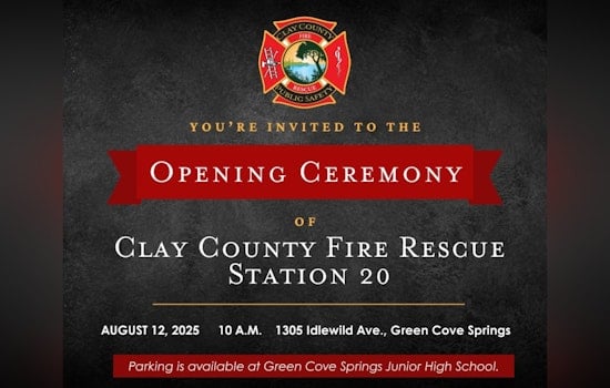 Clay County to Inaugurate New Fire Rescue Station and 9/11 Memorial in Green Cove Springs