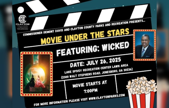 Clayton County Hosts Enchanting 'Movie Under the Stars' Featuring "Wicked" at Lake Spivey Recreation Center