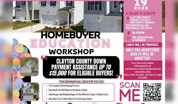 Clayton County Partners with Metro Fair Housing to Offer Homebuyer Education Workshop in Riverdale