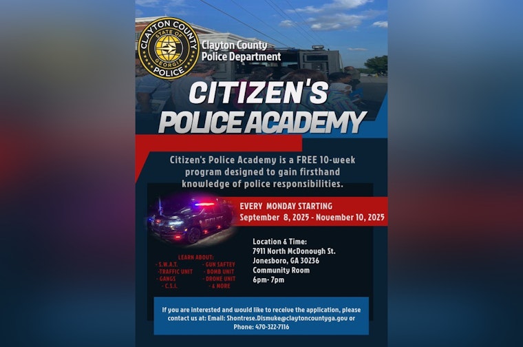 Clayton County Police Department Launches Citizens Police Academy to Enhance Community Relations