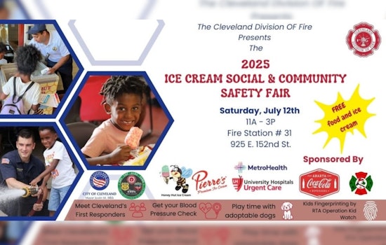 Cleveland Fire Department Hosts Family-Friendly Ice Cream Social to Bolster Community Ties