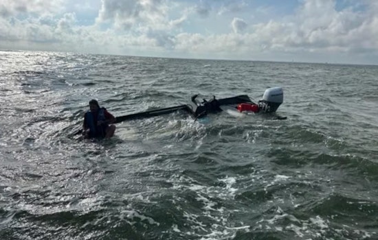 Coast Guard Heroically Rescues Two From Sinking Boat Off North Carolina Coast Near Bald Head Island