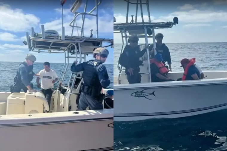 Coast Guard Intercepts Vessel Carrying Three Suspected Aliens off Imperial Beach, California