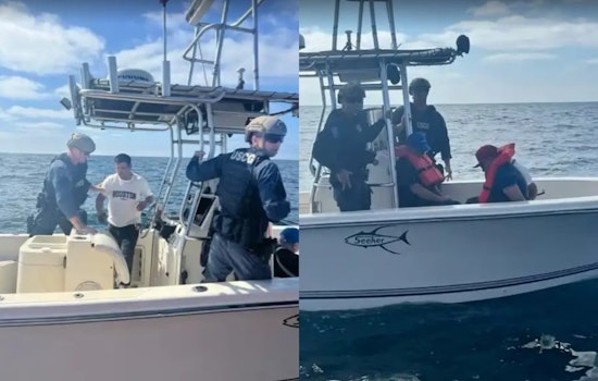 Coast Guard Intercepts Vessel Carrying Three Suspected Aliens off Imperial Beach, California