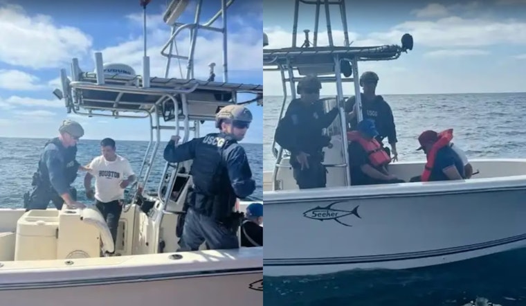 Coast Guard Intercepts Vessel Carrying Three Suspected Aliens off Imperial Beach, California