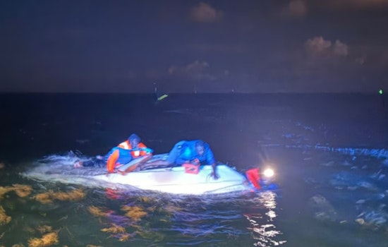Coast Guard Rescues Three After Vessel Capsizes Near Government Cut, Miami Beach