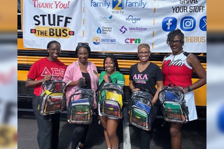 Cobb County Judges Join "Stuff the Bus" Drive Aiding Atlanta Foster Children with School Supplies