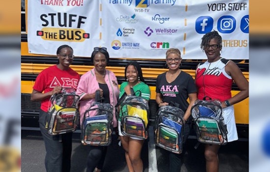 Cobb County Judges Join "Stuff the Bus" Drive Aiding Atlanta Foster Children with School Supplies