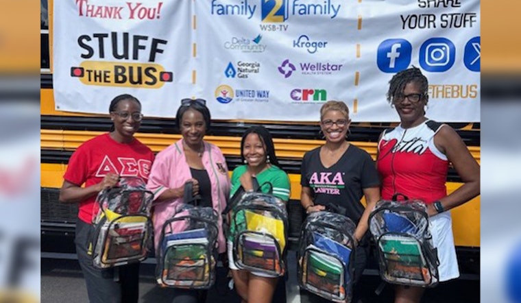 Cobb County Judges Join "Stuff the Bus" Drive Aiding Atlanta Foster Children with School Supplies