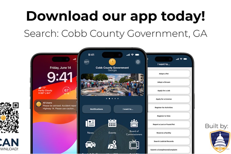 Cobb County Unveils "CobbGov" Mobile App to Enhance Local Government Interaction and Alerts