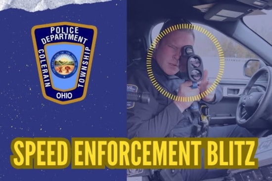 Colerain Township Police Announce July Speed Enforcement Blitz to Ensure Safe Holiday Travel
