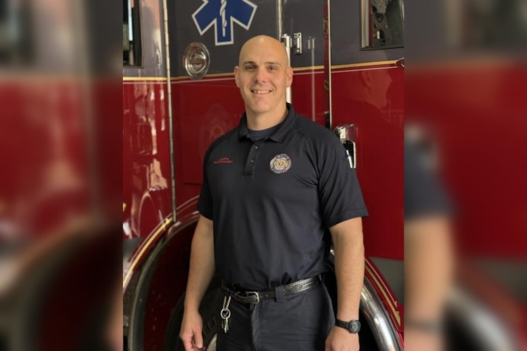 Collierville Fire & Rescue Celebrates James Martin's Promotion to Driver