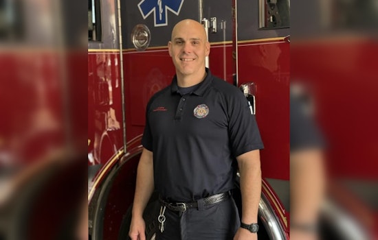 Collierville Fire & Rescue Celebrates James Martin's Promotion to Driver