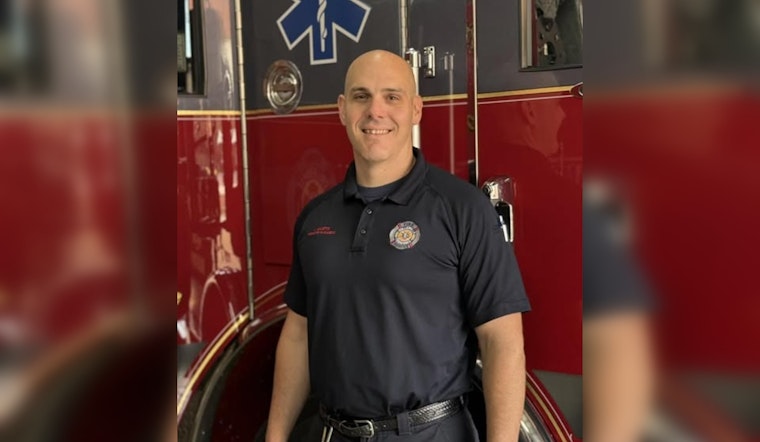 Collierville Fire & Rescue Celebrates James Martin's Promotion to Driver