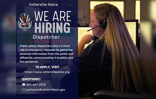 Collierville Police Department Seeks Quick-Thinking Dispatchers to Join Their Team